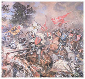 Battle of Grunwald 1410 - Painting by Juliusz Kossak (excerpt)